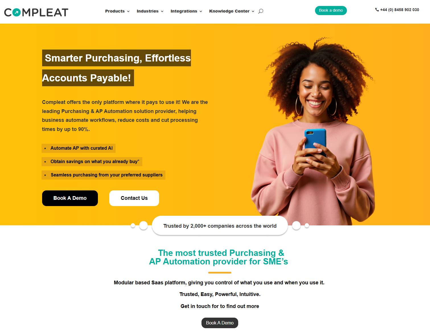 Compleat website screenshot